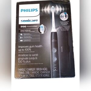 Philips Sonicare 5100 Black Electric  Toothbrush NIB